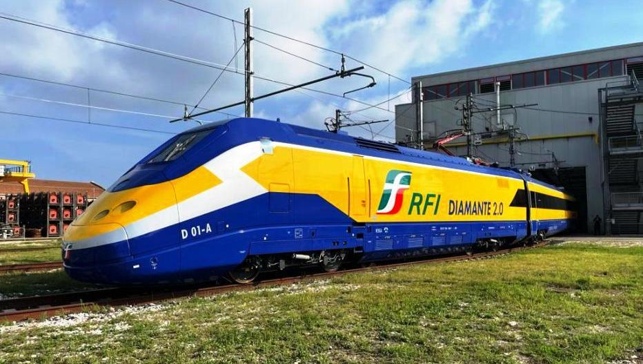 Treno diagnostico di RFI Diamante 2.0