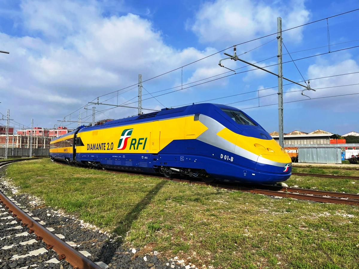Treno diagnostico Diamante 2.0 di RFI