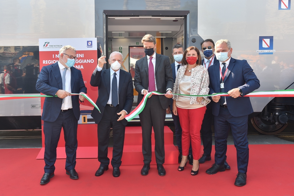 Cerimonia di consegna nuovi treni regionali Rock Trenitalia