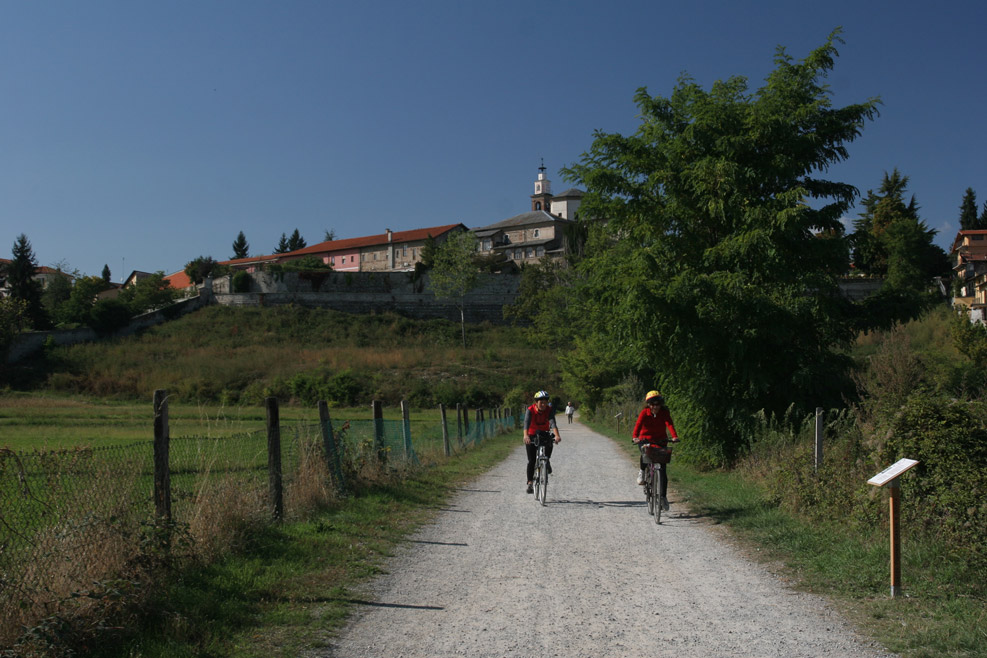 In bici al Santuario degli Angeli di Cuneo in occasione del Cuneo Bike Festival