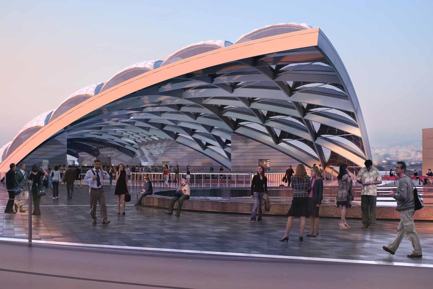 Rendering della stazione di Firenze Belfiore