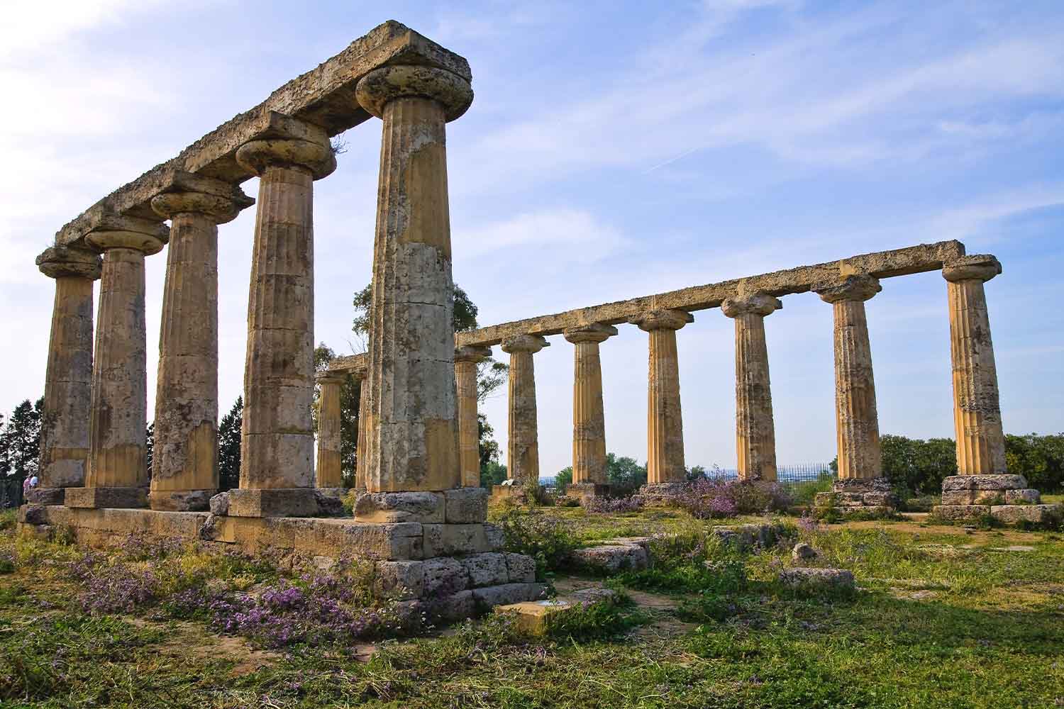Le Tavole Palatine, nel sito archeologico di Metaponto (MT)