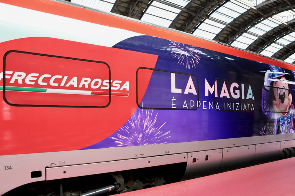 Frecciarossa 1000 dedicato ai 30 anni di Disneyland Paris