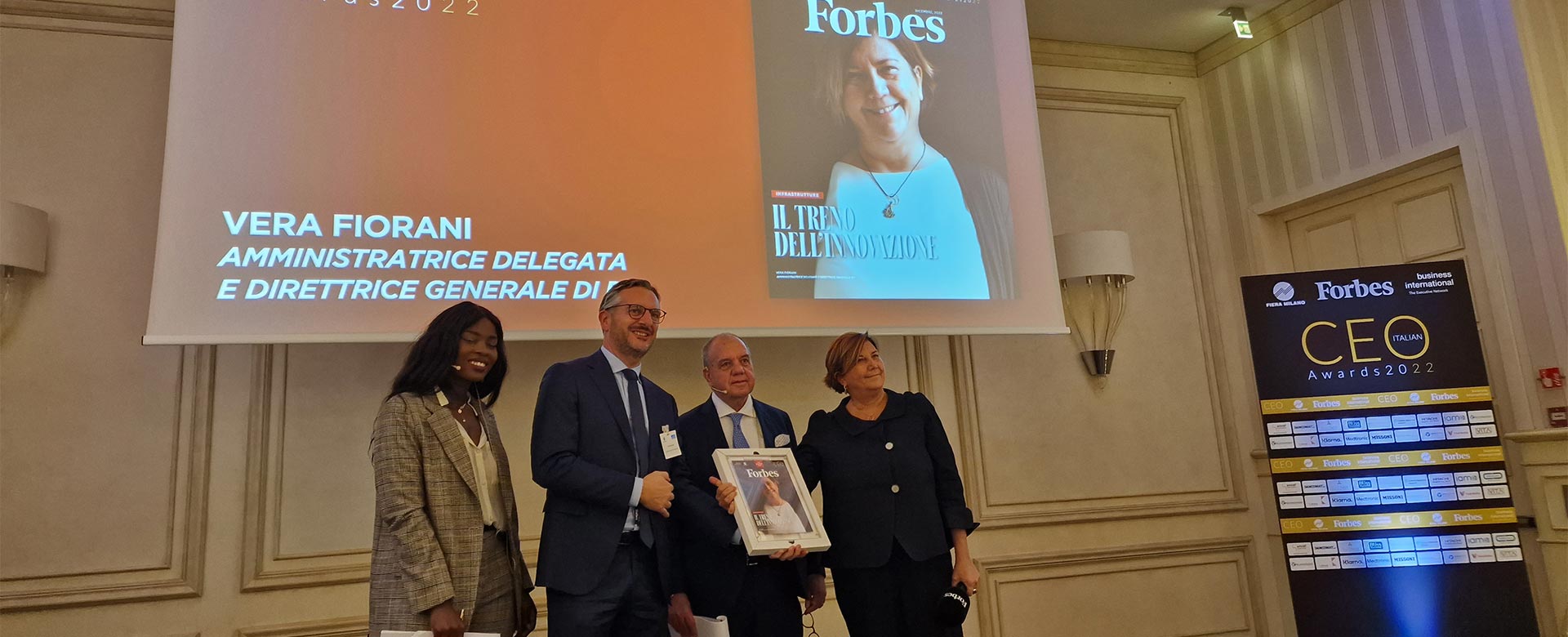 L’AD di RFI Vera Fiorani riceve il premio CEO Italian Awards 2022