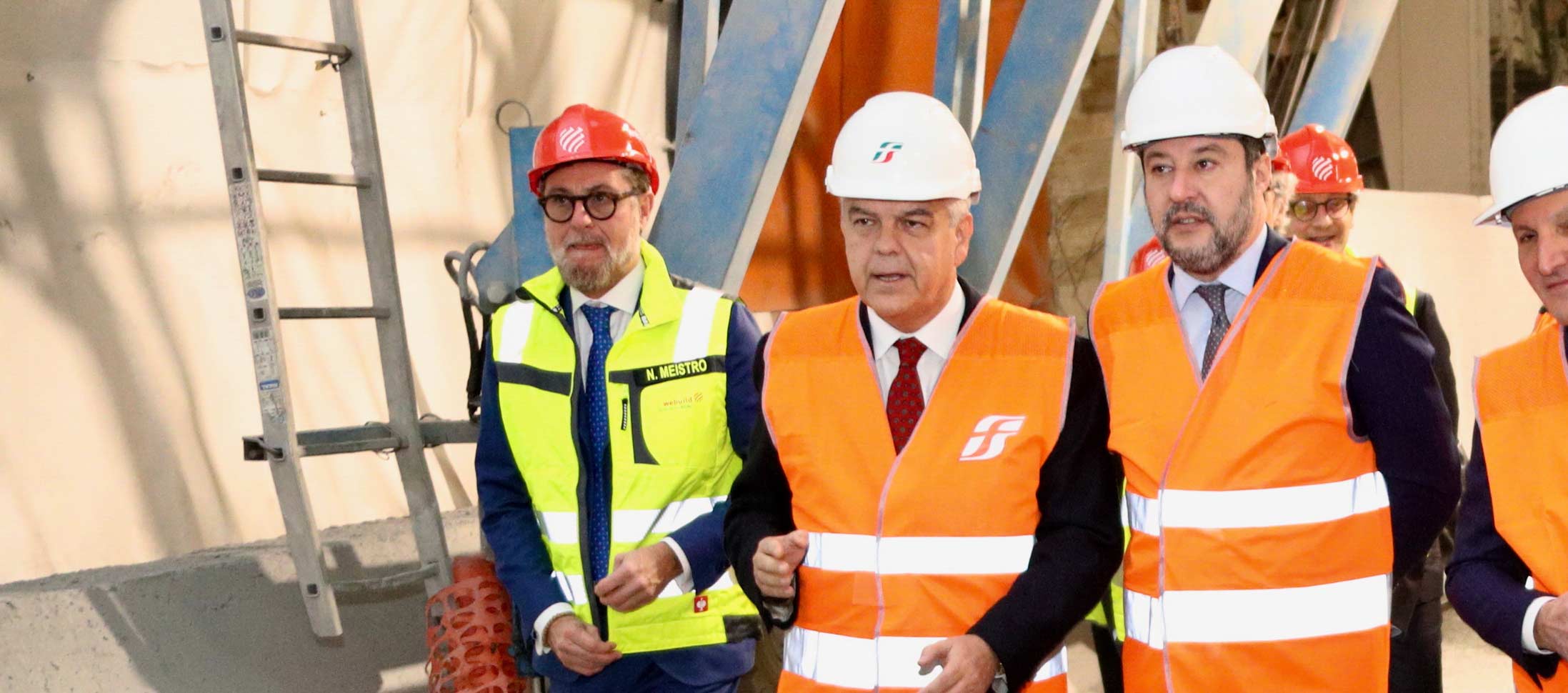 Luigi Ferraris, AD del Gruppo FS, presenta a Genova al Ministro Matteo Salvini il progetto Cantieri parlanti