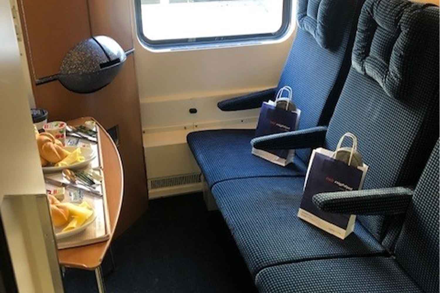 Interno treno Nightjet