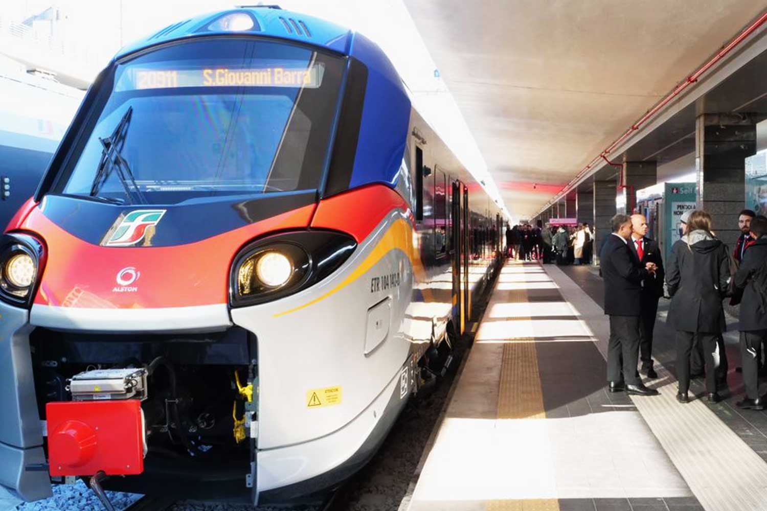 Treno Pop a Napoli Centrale