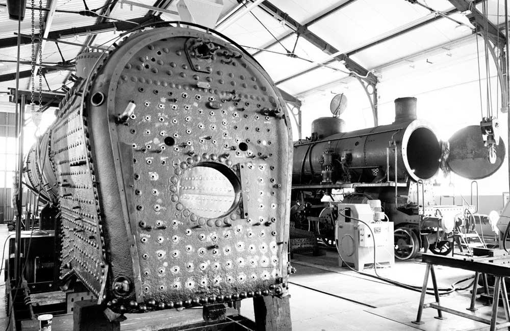 Foto storica dell'Officina di Pistoia