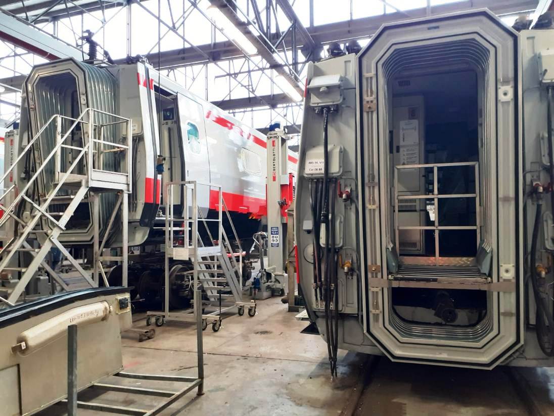 Officina di Trenitalia a Vicenza