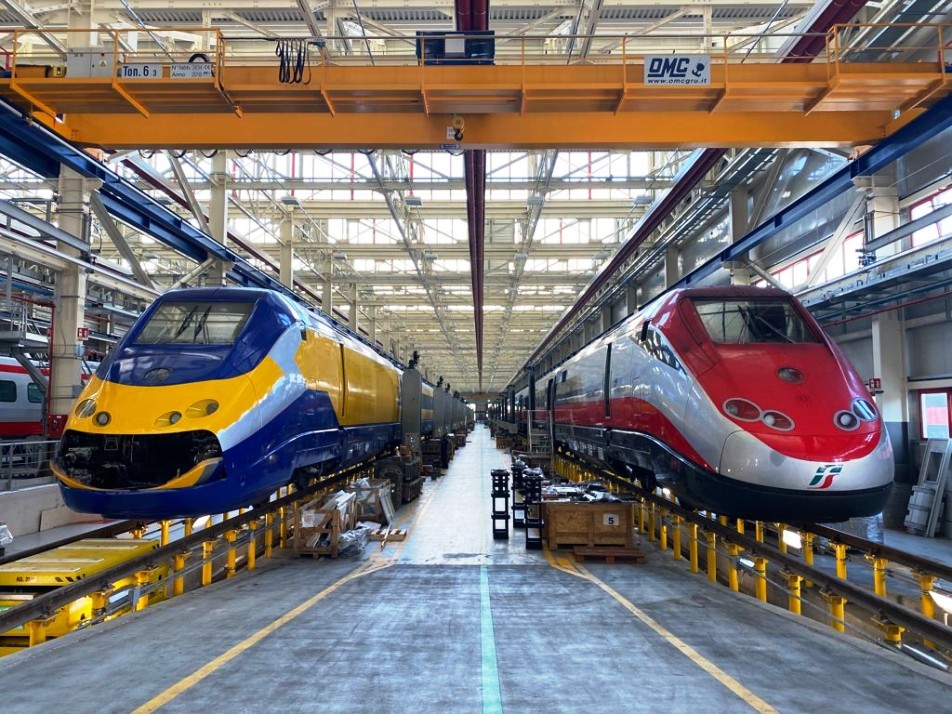 Treni in manutenzione