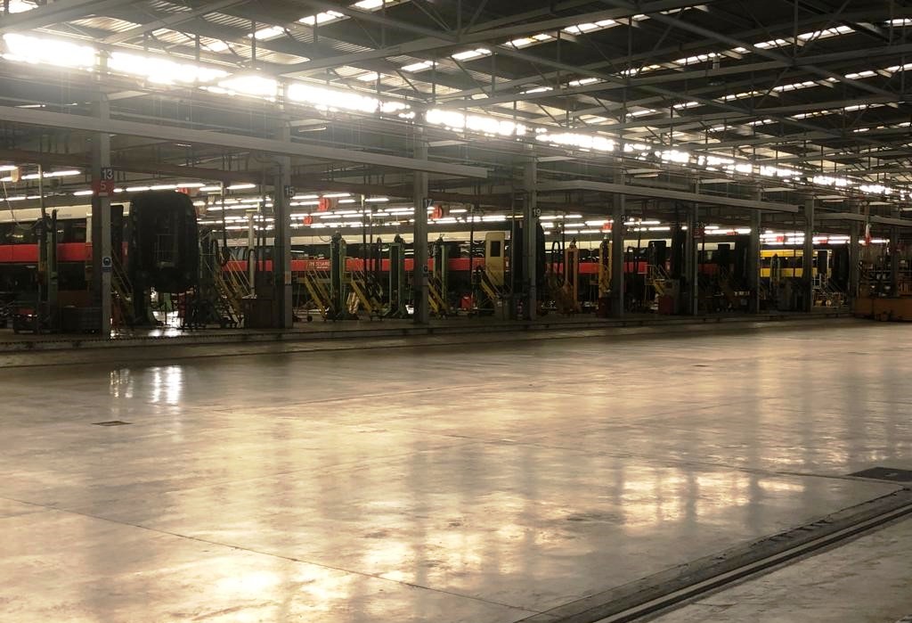 Officina di Trenitalia a Vicenza
