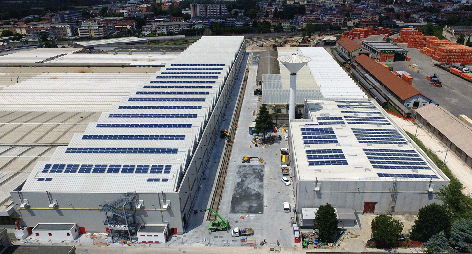 Officina di Trenitalia a Vicenza