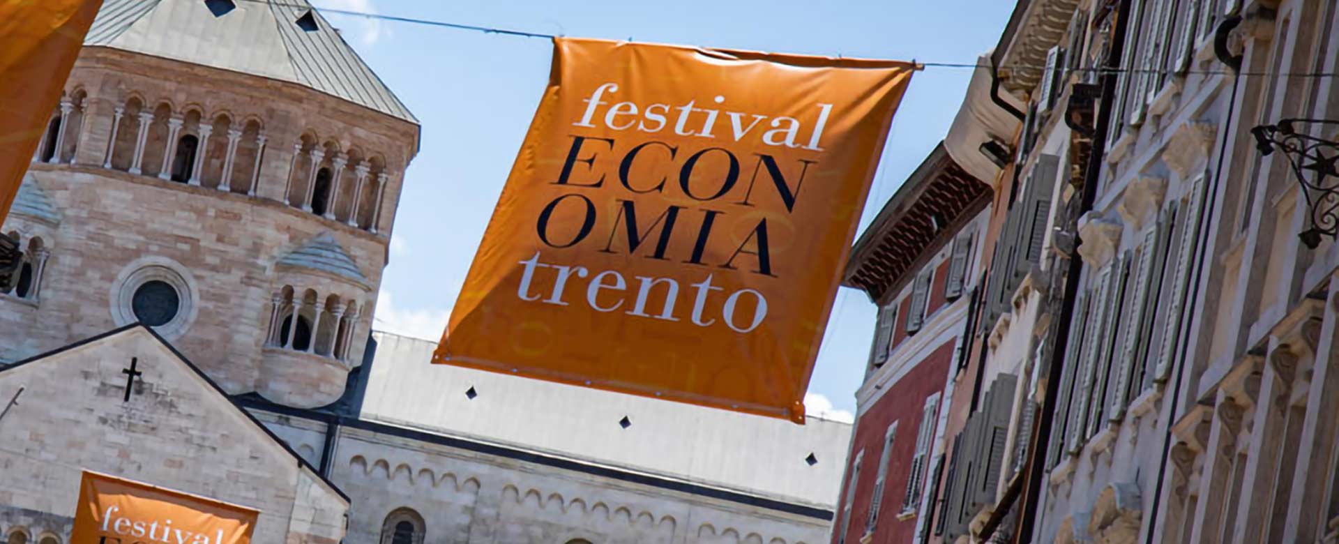 Foto di Trento durante Festival Economia