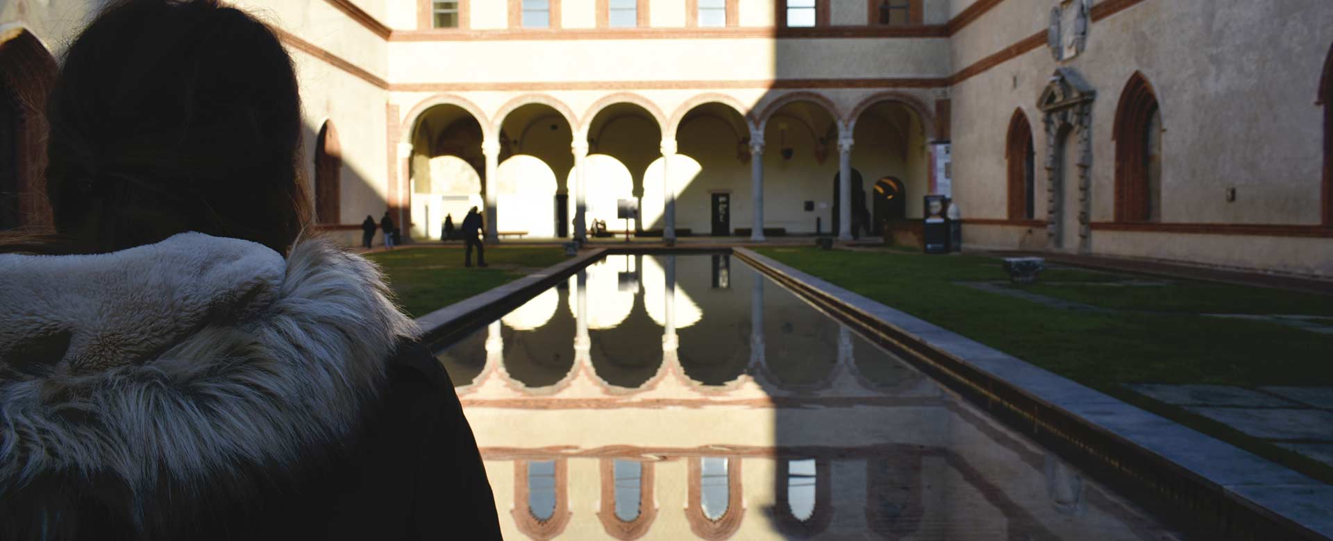 Il Cortile della Rocchetta nel Castello Sforzesco, Milano