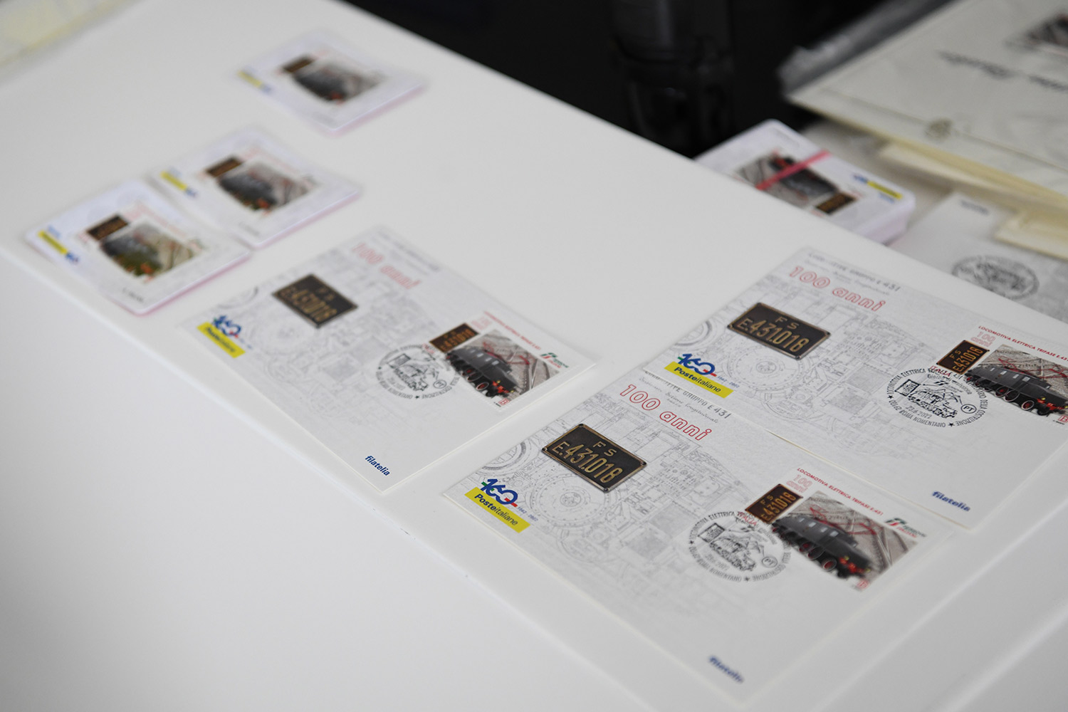 Francobollo commemorativo della locomotiva E.431 a 100 anni dalla costruzione