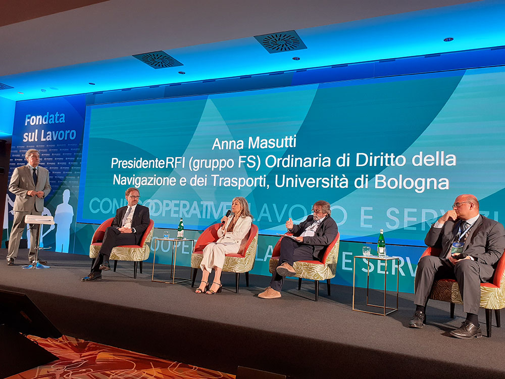 Uno scatto di Anna Masutti, presidente di Rete Ferroviaria Italiana