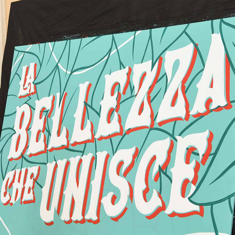 L'opera "La bellezza che unisce"