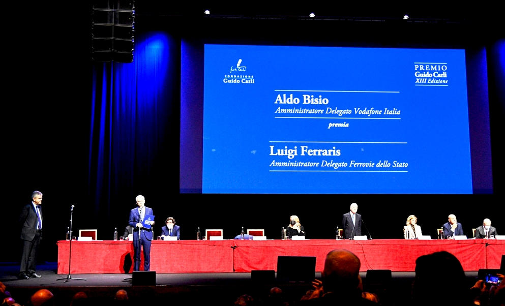 Premio Guido Carli a Luigi Ferraris, AD Gruppo FS