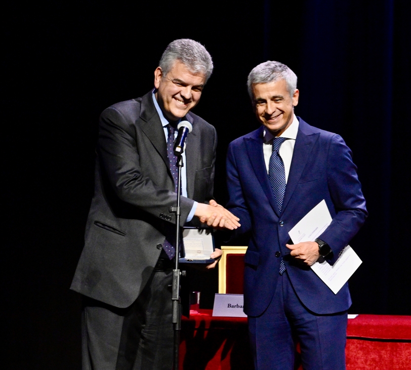 Consegna Premio Guido Carli all'AD del Gruppo FS Luigi Ferraris