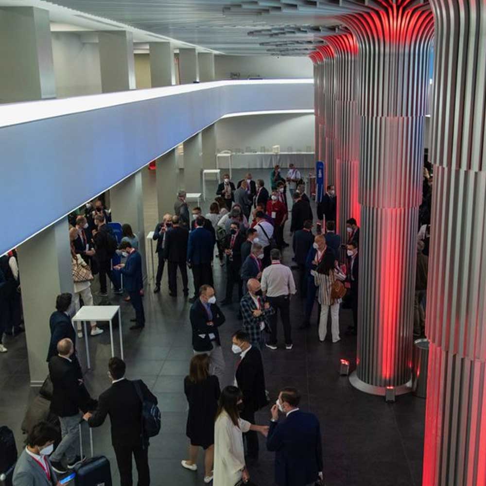 Ospiti nell'Auditorium della Tecnica a Roma