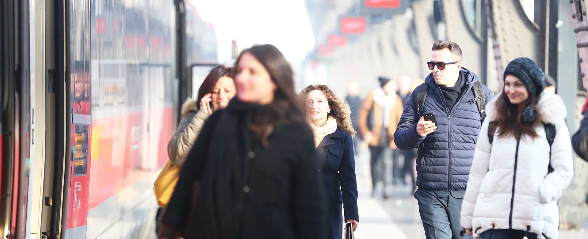 Passeggeri a Roma Tiburtina