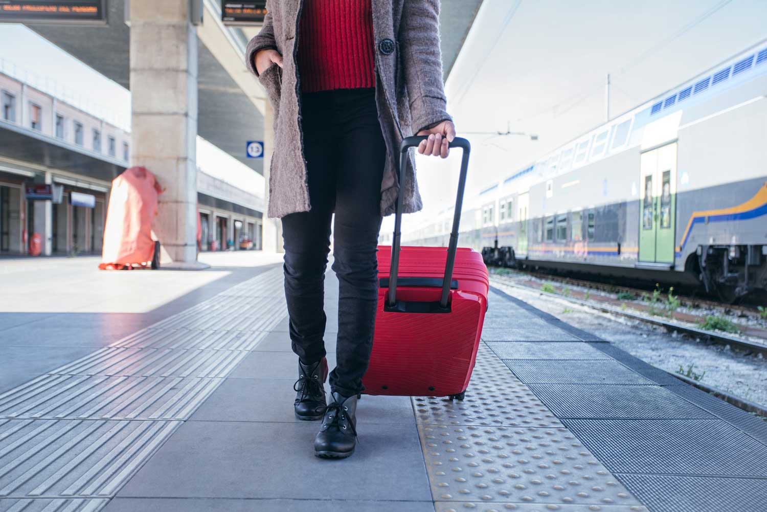 Passeggero in stazione