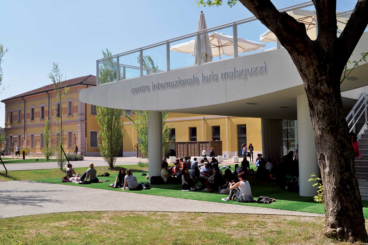 Esterno del Centro Loris Malaguzzi di Reggio Emilia