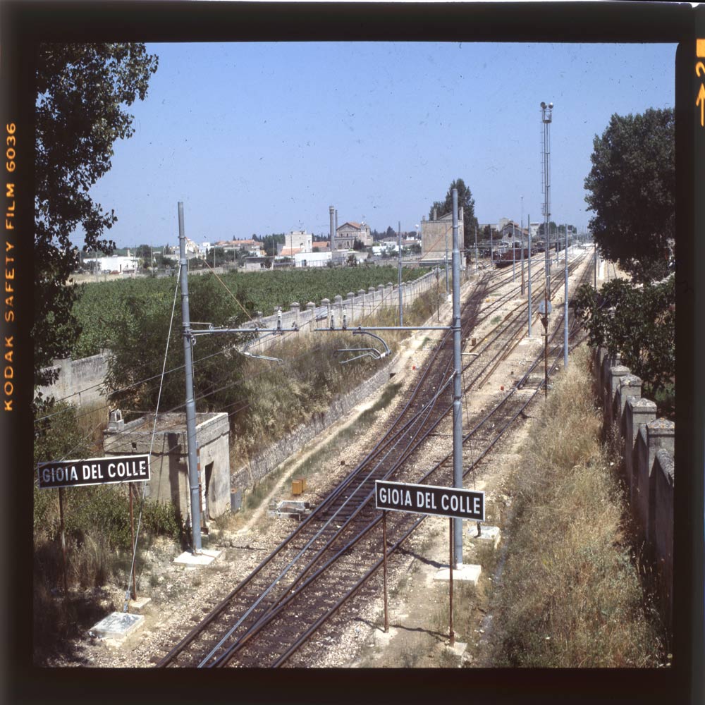 Foto d'epoca della stazione di Gioia del Colle, in Puglia ©Archivio Fondazione FS Italiane