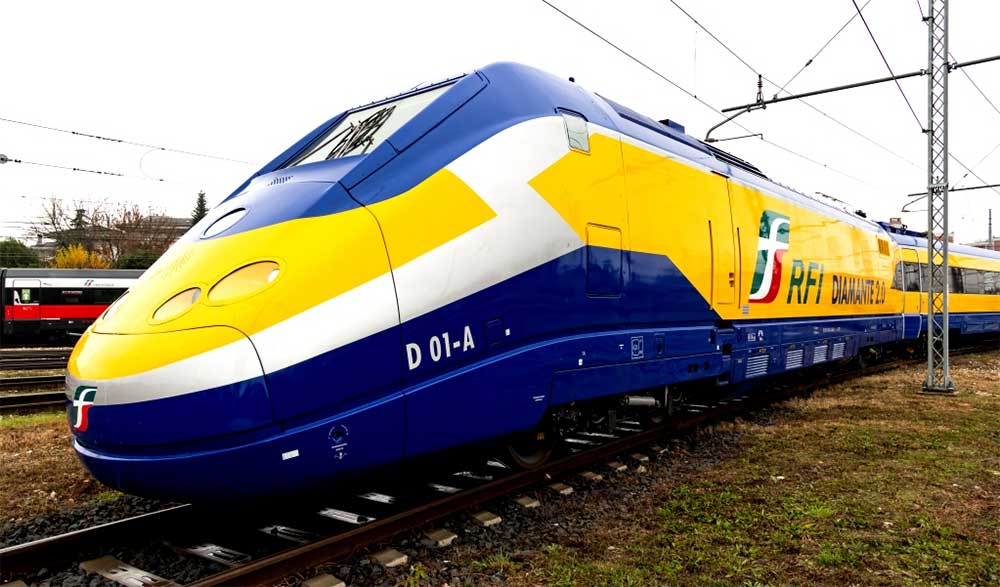 Treno diagnostico di RFI Diamante 2.0