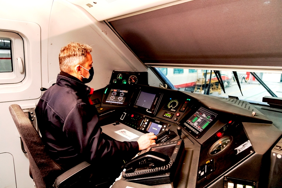 Cabina di guida treno diagnostico Diamante 2.0