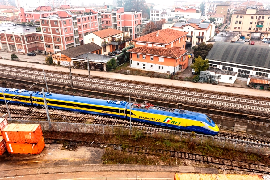 Treno diagnostico di RFI Diamante 2.0