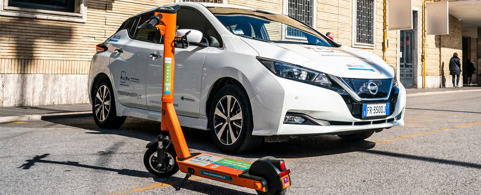 Automobile e monopattino elettrici di MaSMo ad Ancona