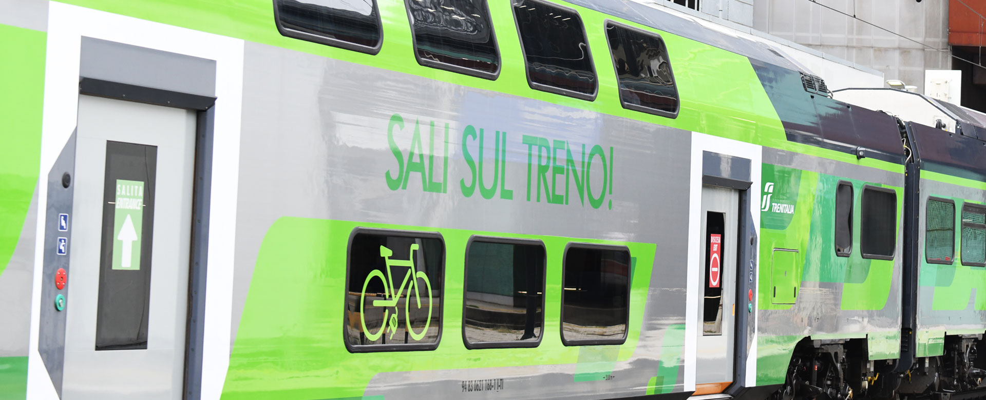 Treno regionale Rock green