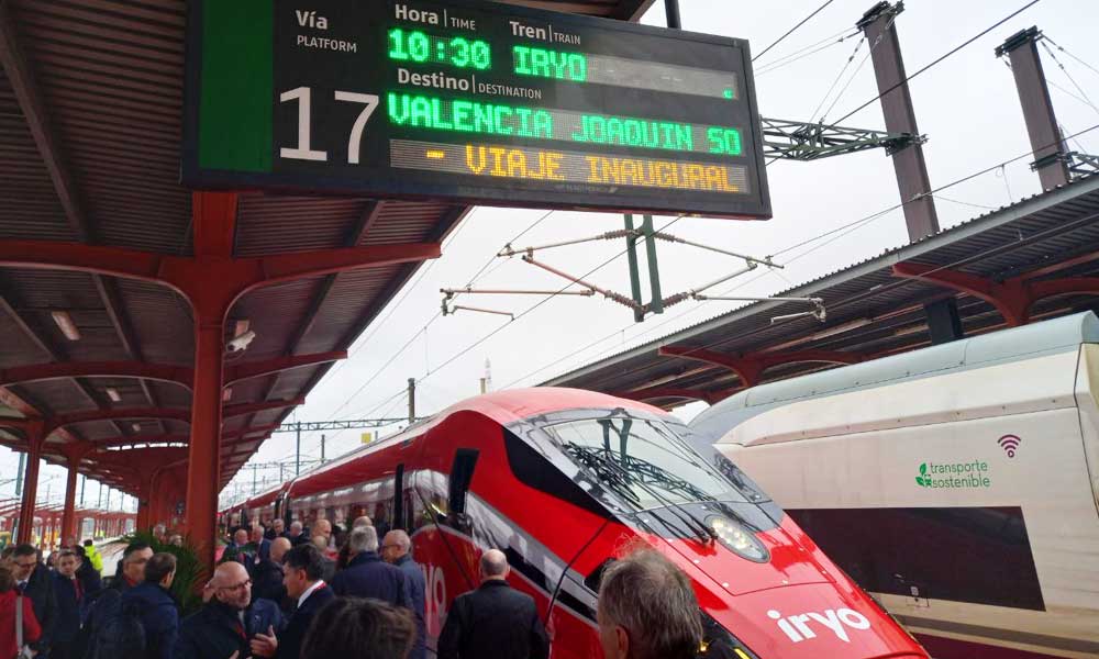 Treno Frecciarossa 1000 iryo in Spagna