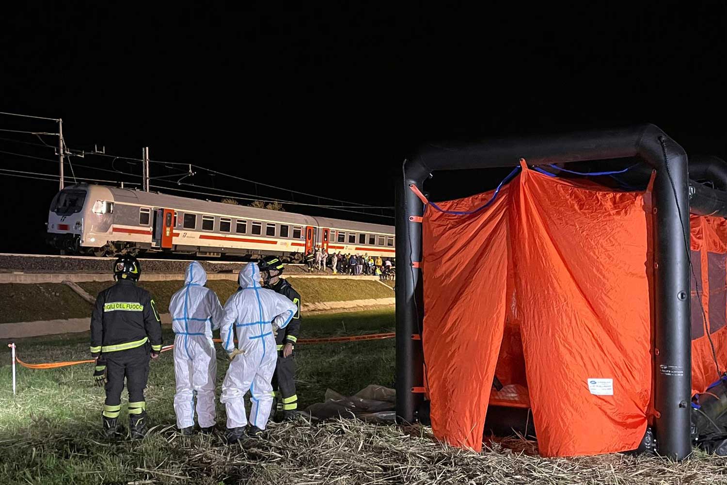 Esercitazione di protezione civile sulla Firenze-Roma