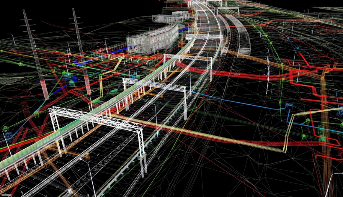 Illustrazione: infrastruttura ferroviaria