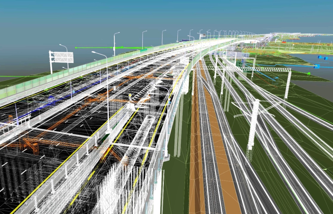 Rendering infrastrutture ferroviarie e stradali