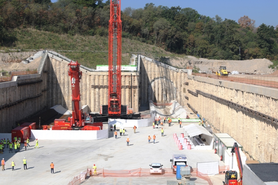 Cantiere diaframma galleria Lonato
