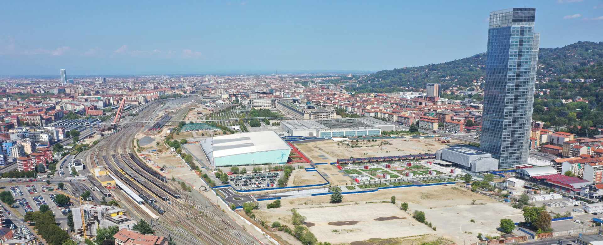 Scalo di Torino Lingotto dall'alto