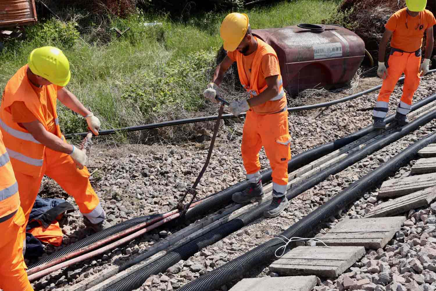 Operai a lavoro