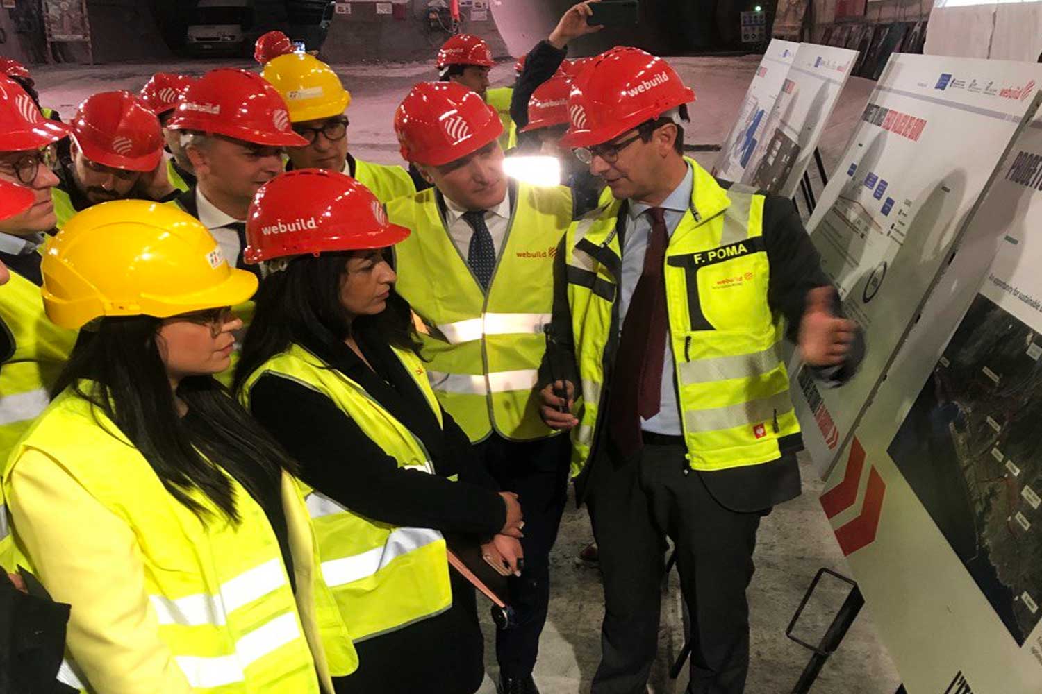 La Commissione Trasporti UE in visita al cantiere del Terzo Valico