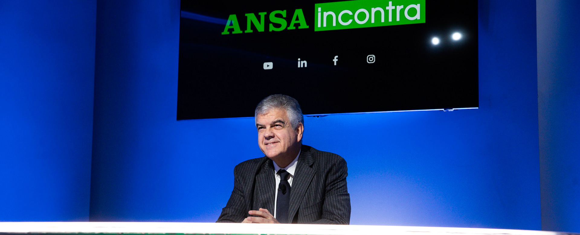 Luigi Ferraris, AD del Gruppo FS, interviene all'evento Ansa Incontra