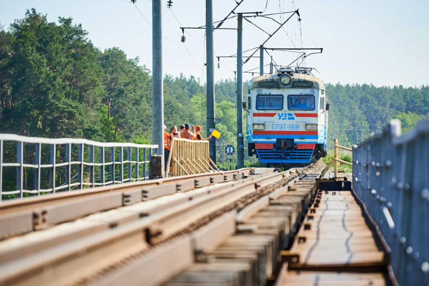 treno delle ferrovie ucraine
