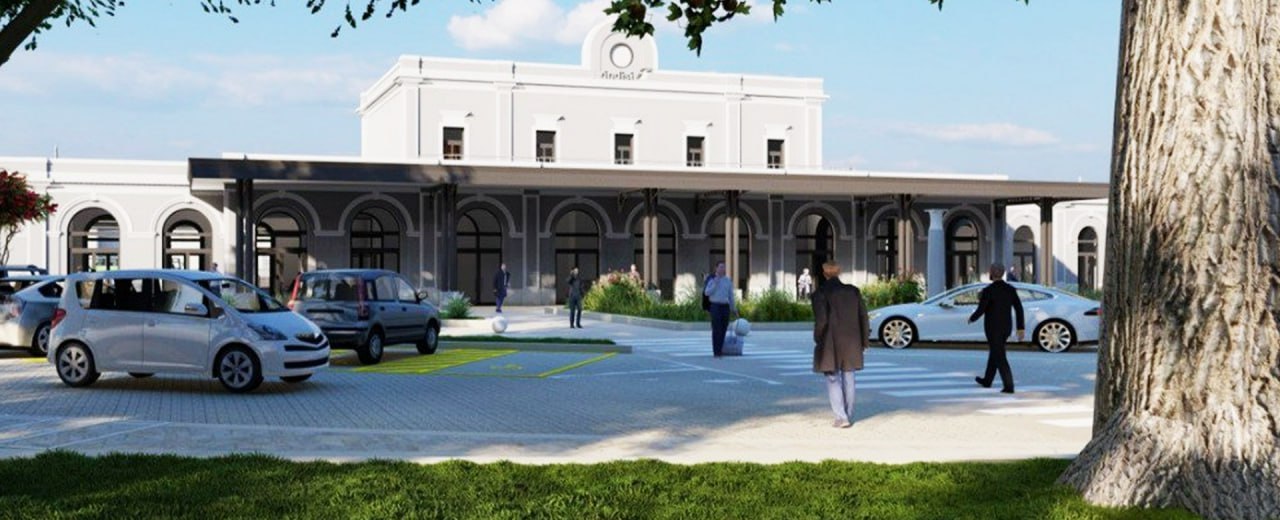 Rendering Progetto stazione di Brindisi