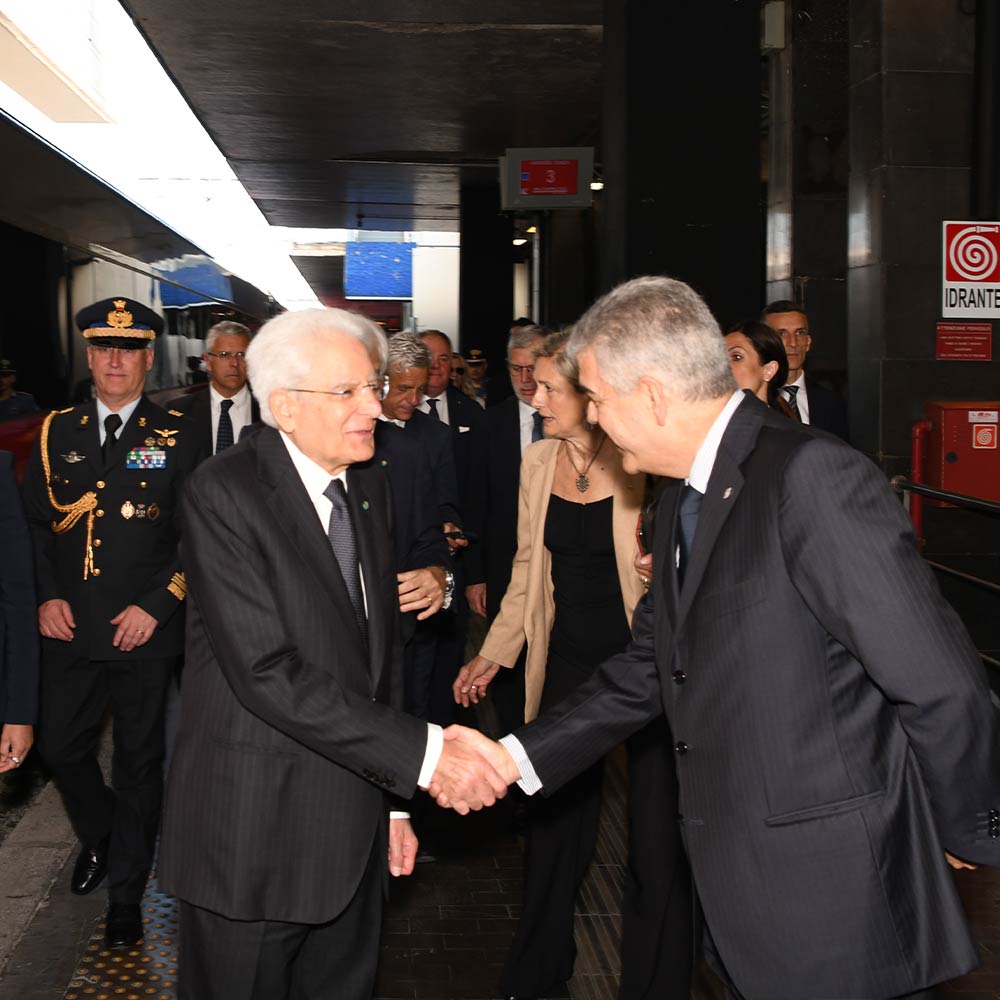 Foto Sergio Mattarella e Luigi Ferraris