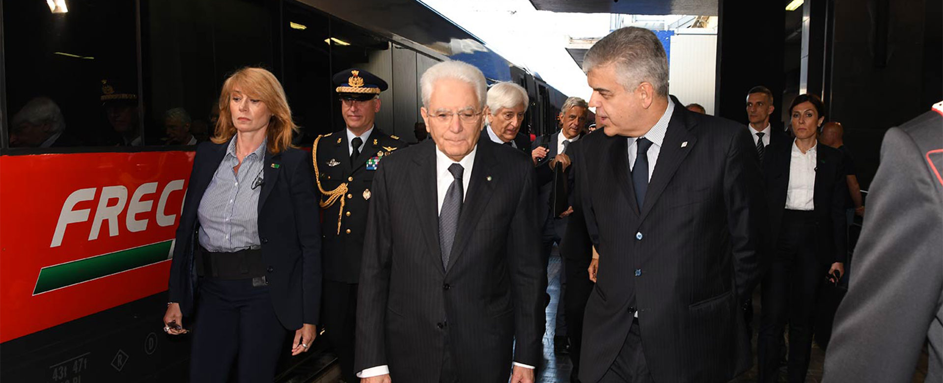 Foto Mattarella con Luigi Ferraris