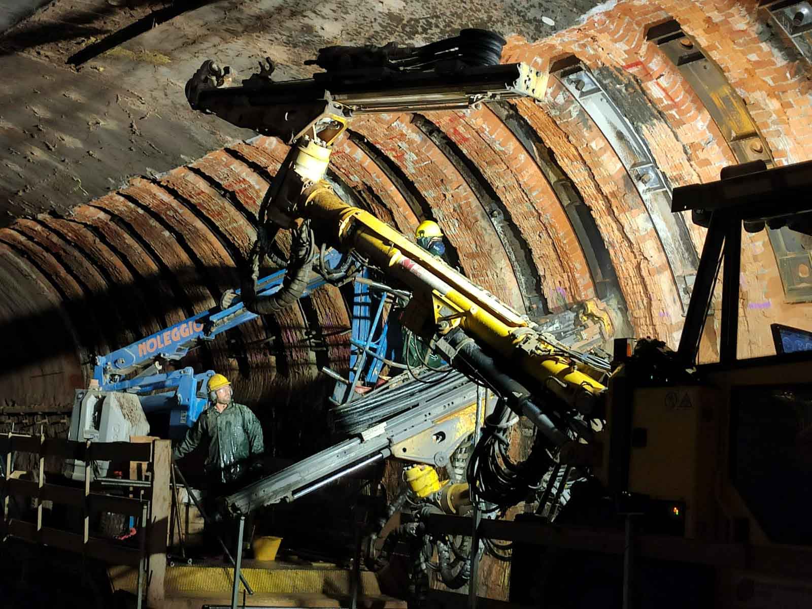 Foto lavori Galleria Bologna-Prato