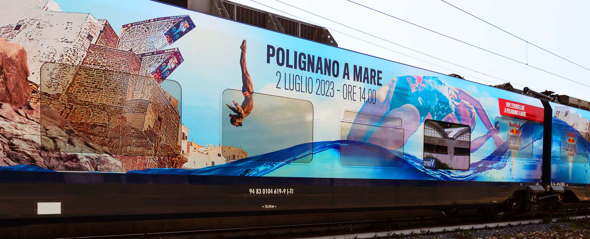 Treno Pop per  Red Bull Cliff Diving 