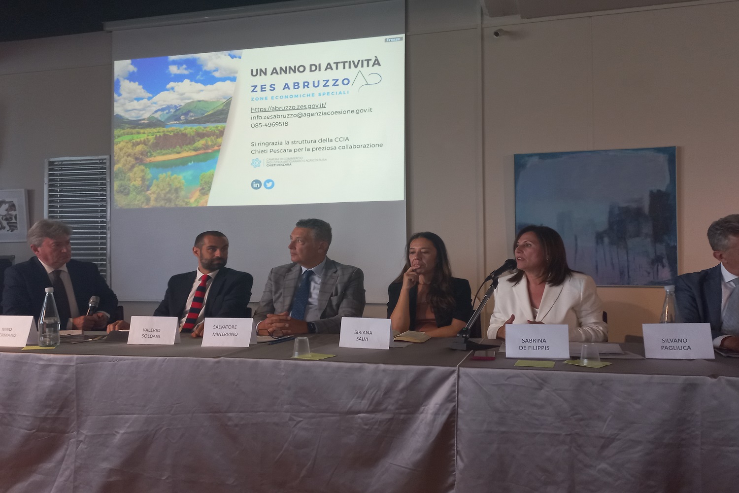 Sabrina De Filippis, convegno ZES Abruzzo