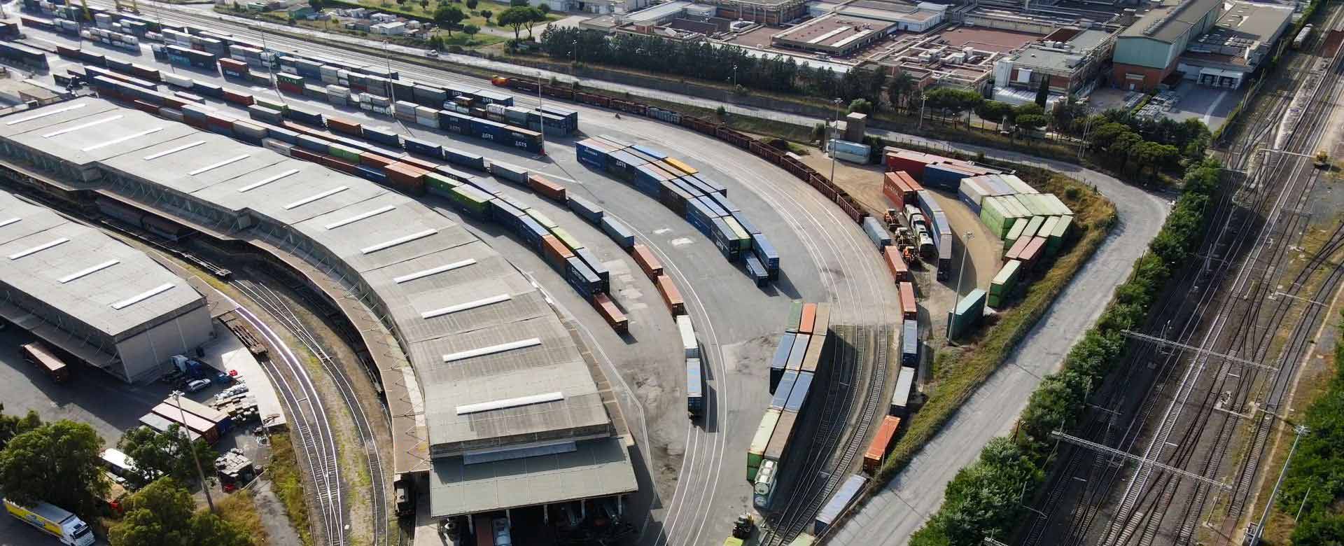 Il Terminal merci di Pomezia